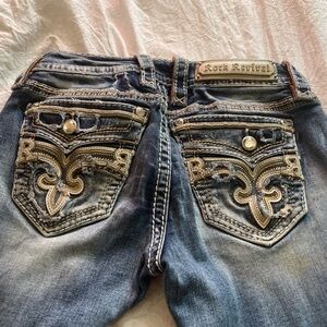 Rock Revival Indigo Stitch Jeans